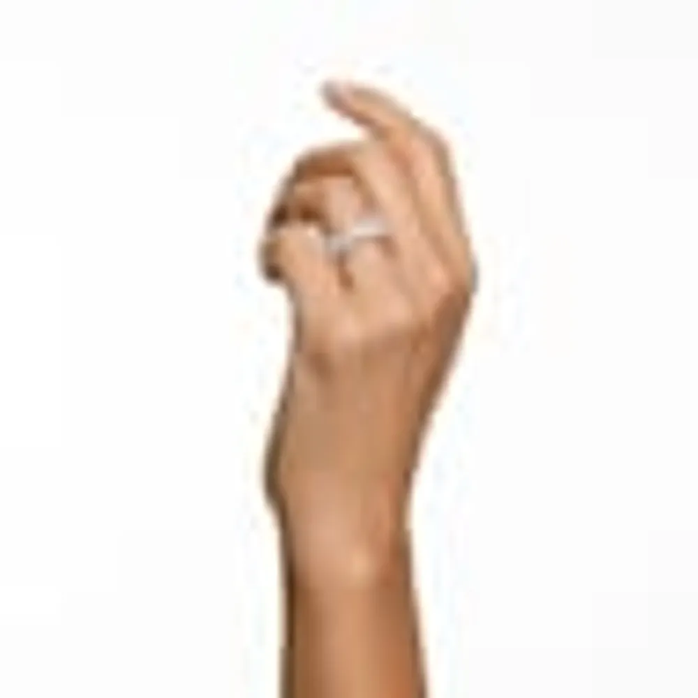 Vittore ring, Drop cut, White