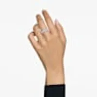 Vittore ring, Drop cut, White