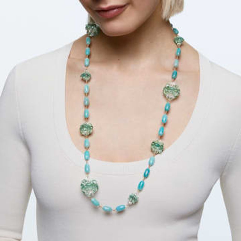 swarovski jade necklace