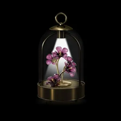 Garden Tales Hibiscus LED Lantern by SWAROVSKI