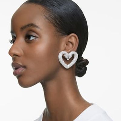 heart clip on earrings