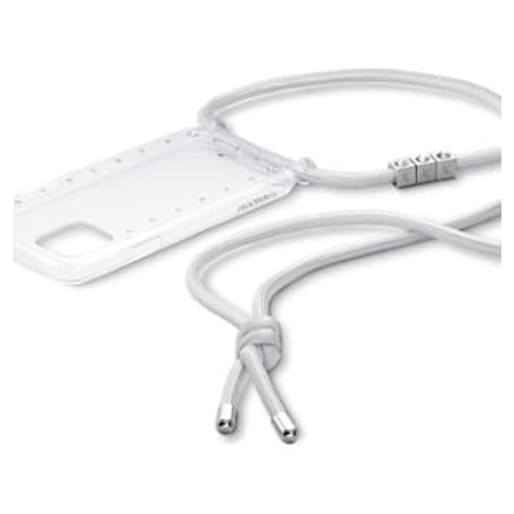 Swarovski Smartphone Necklace Case with Bumper, iPhone® 11 Pro, White