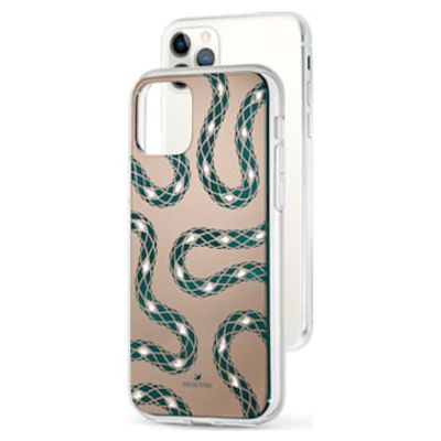 Swarovski Theatrical Smartphone case with bumper, iPhone® 11 Pro, Green