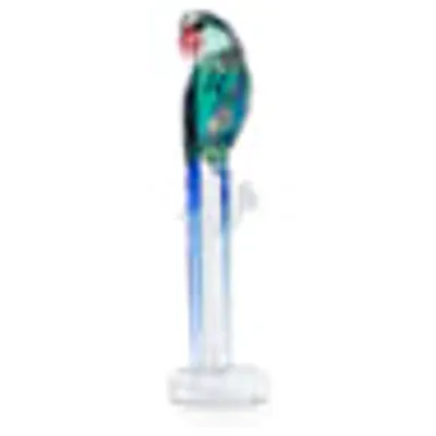 Jungle Beats Green Macaw Banjo by SWAROVSKI