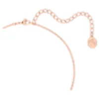 Millenia necklace, Octagon cut, Pink, Rose gold-tone plated by SWAROVSKI