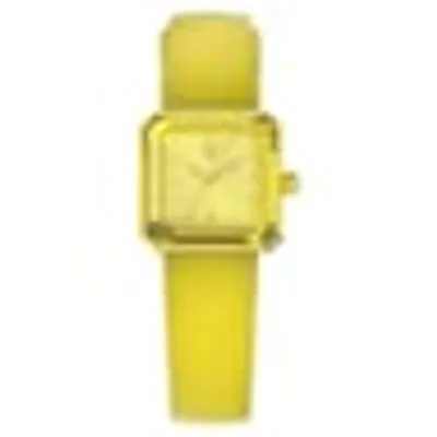 Watch, Silicone strap, Yellow by SWAROVSKI