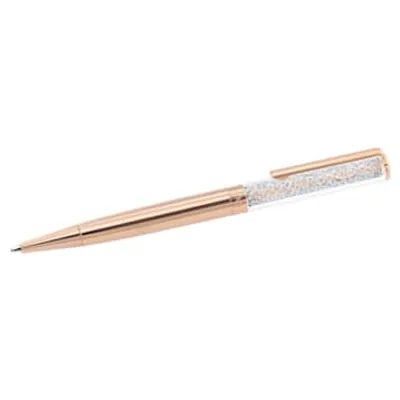 Crystalline ballpoint pen, Rose gold tone, Rose gold-tone plated by SWAROVSKI