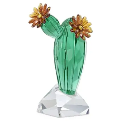 Crystal Flowers Golden Yellow Cactus by SWAROVSKI