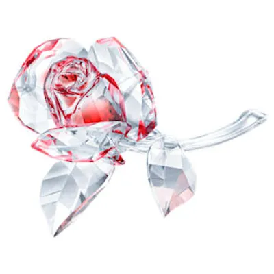 Blossoming Rose, Red by SWAROVSKI