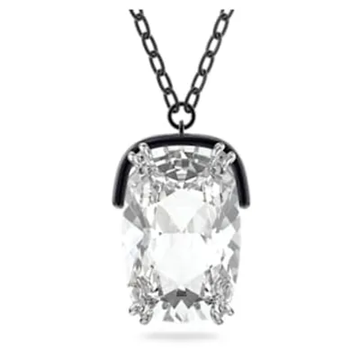Harmonia pendant, Oversized crystal, White, Mixed metal finish by SWAROVSKI