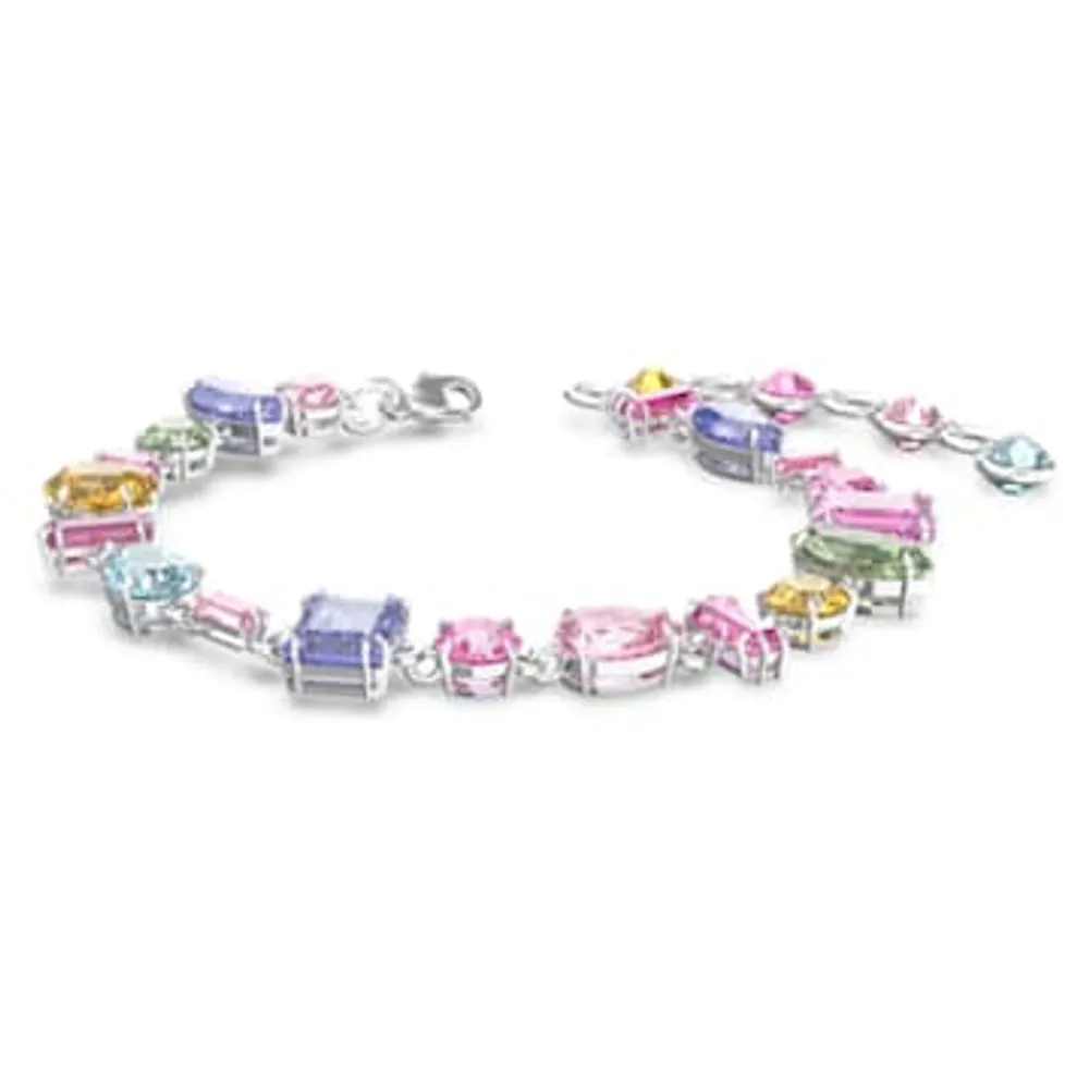 Gema bracelet, Mixed cuts, Multicolored