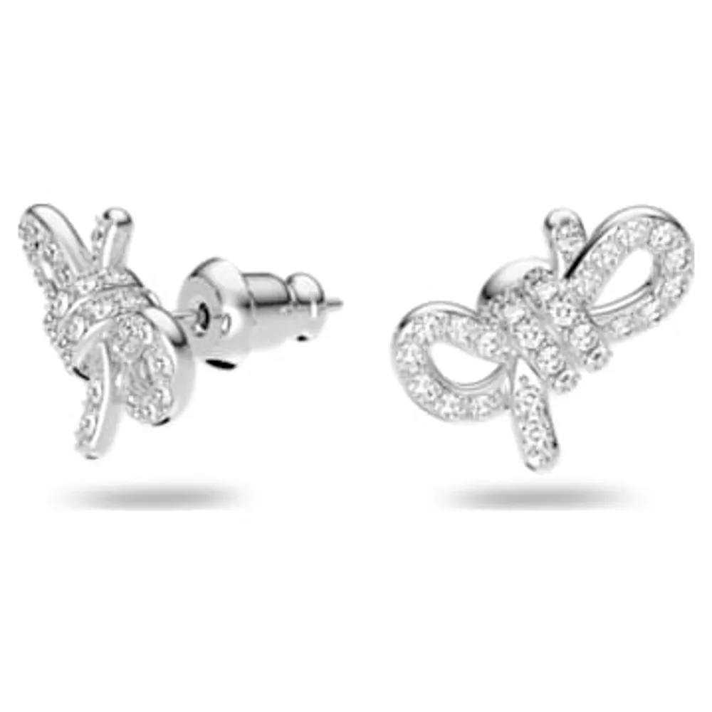 Swarovski Lifelong Bow Pierced Earrings  Earings piercings Swarovski  earrings Earrings