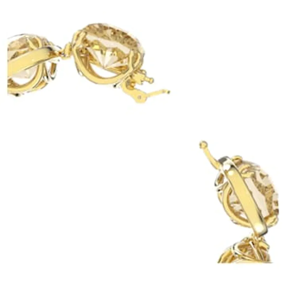 Harmonia bracelet, Cushion cut, Gold tone, Gold-tone plated by SWAROVSKI