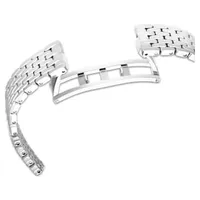 Attract watch, Swiss Made, Full pavé, Metal bracelet, Silver tone, Stainless steel by SWAROVSKI