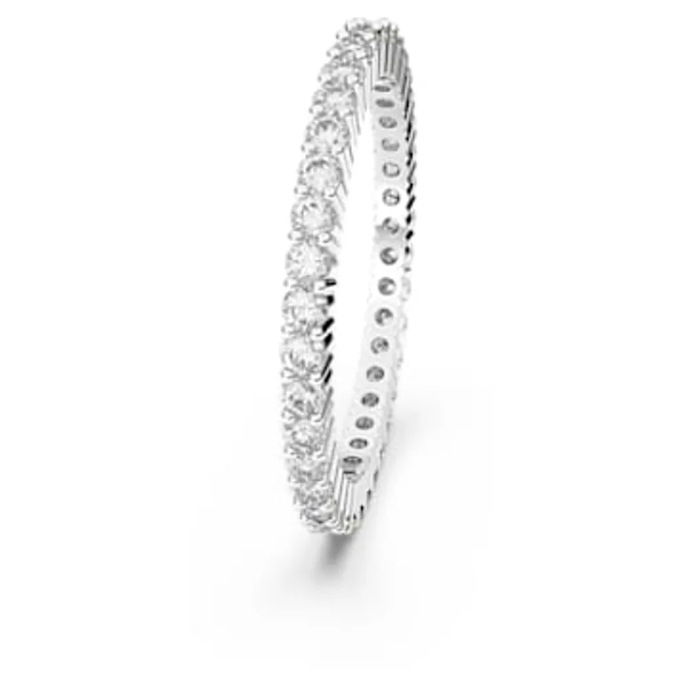 Vittore ring, Round cut, White