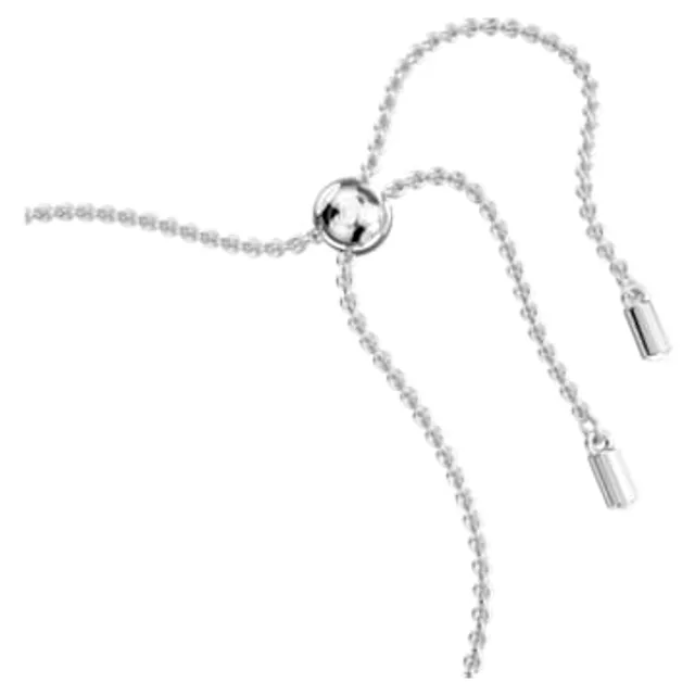 Men's Silver & Leather 21cm Bracelet with 0.40 Carat TW of Black Diamonds