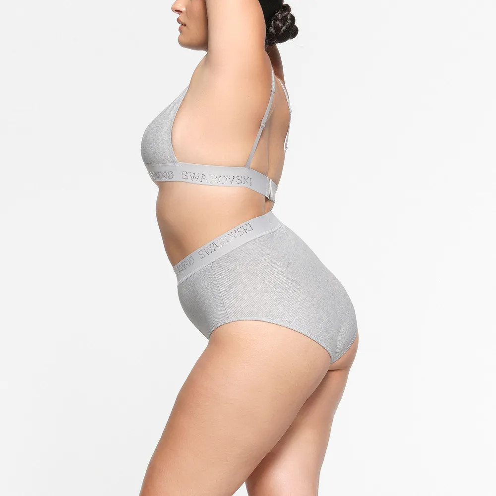 SKIMS High Waist Cotton Rib Briefs