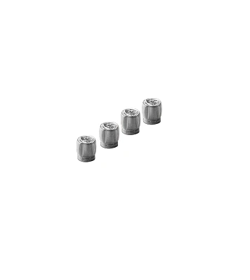 Porsche Decorative Valve Sleeves with Monochrome Porsche Crest