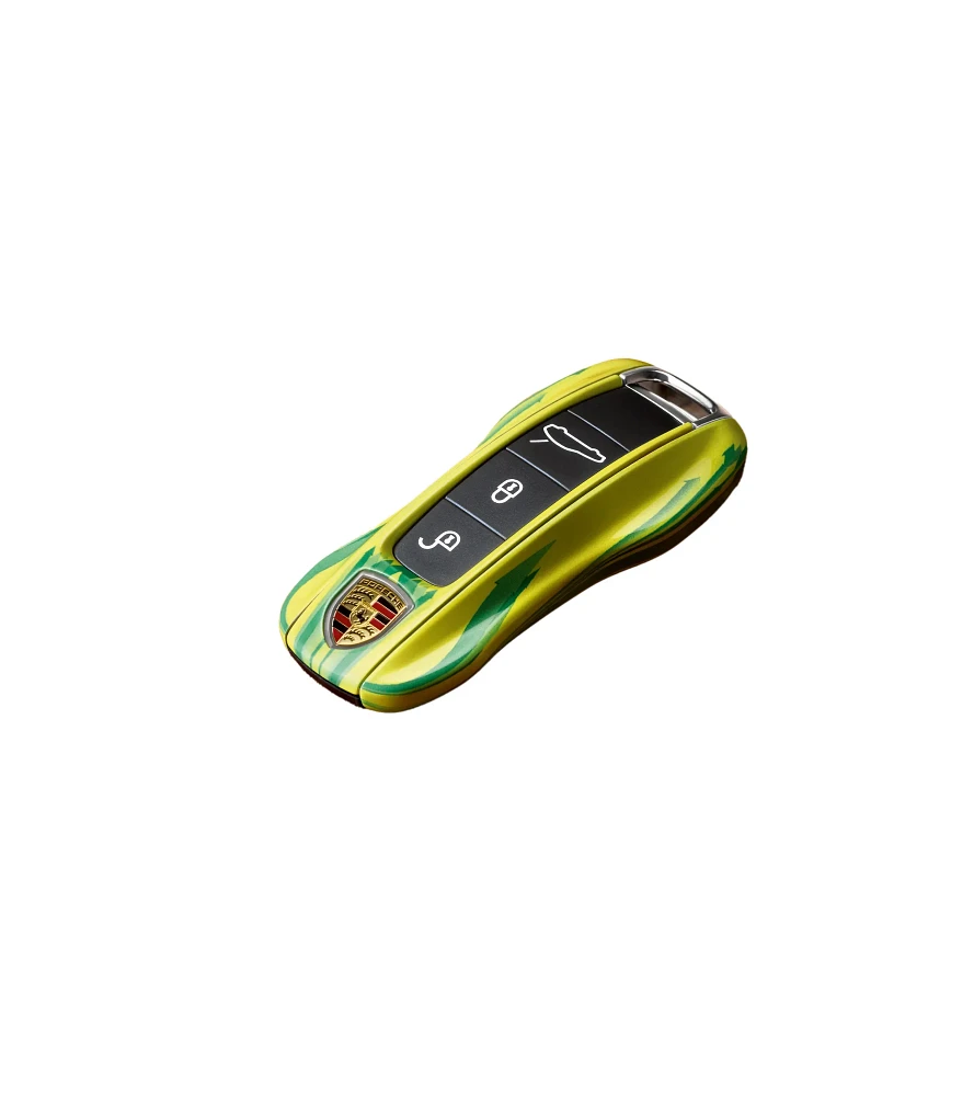 Porsche Painted Vehicle Key Sides in Design Edition Grello