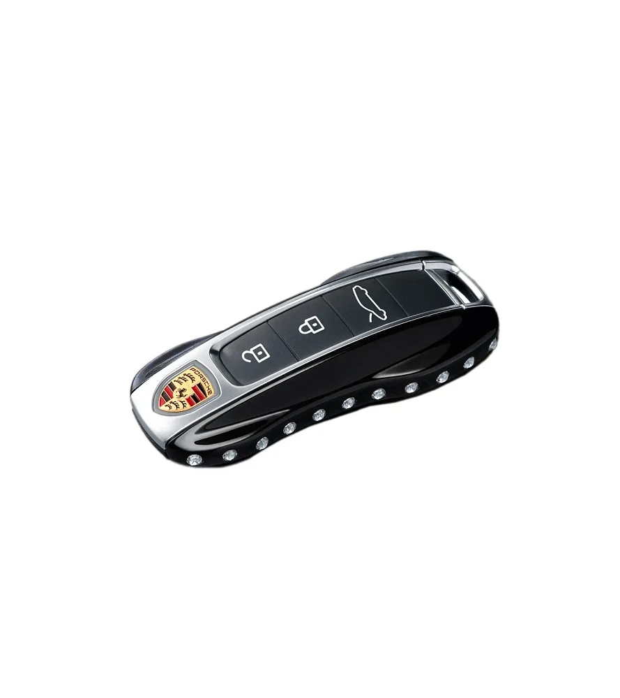 Driver's key painted with Swarovski® stones