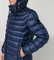 Lightweight puffer parka.