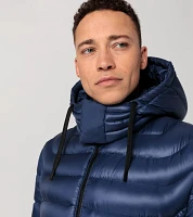 Lightweight puffer parka.