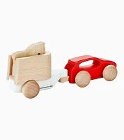 Cayenne wooden car with horse trailer