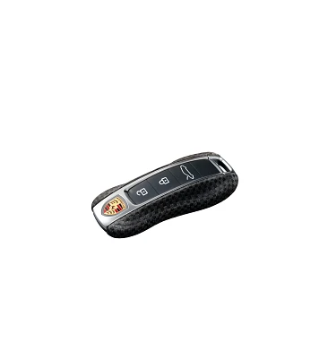 Porsche Textile Square Vehicle Key Sides