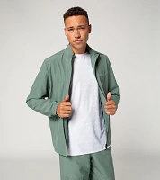 Woven tech jacket