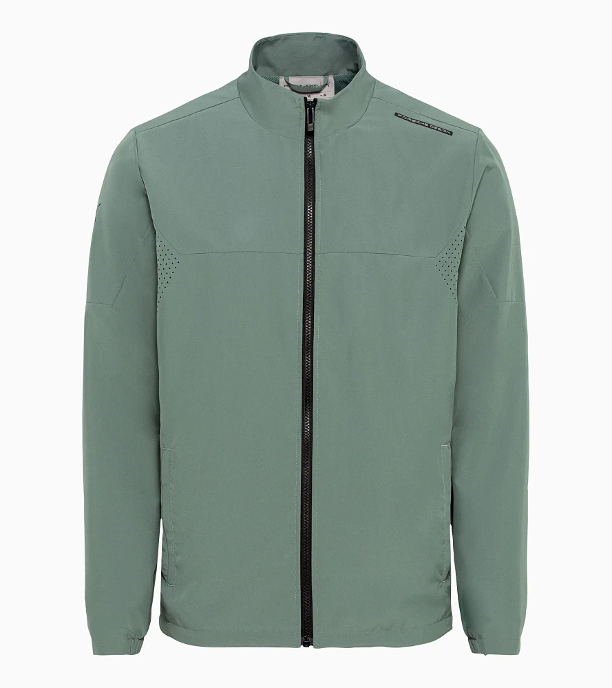 Woven tech jacket