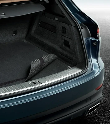 Porsche Reversible Luggage-Compartment Mat with Nubuk Surround for Macan (I, II & III)