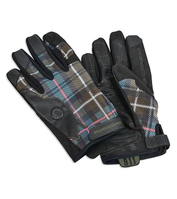 Porsche Assembly Gloves Dress Mackenzie Green Tartan