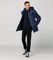 Lightweight puffer parka.