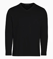 Long-sleeve V-neck T-shirt