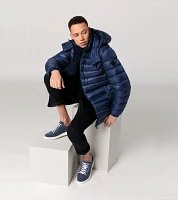 Lightweight puffer parka.