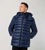 Lightweight puffer parka.