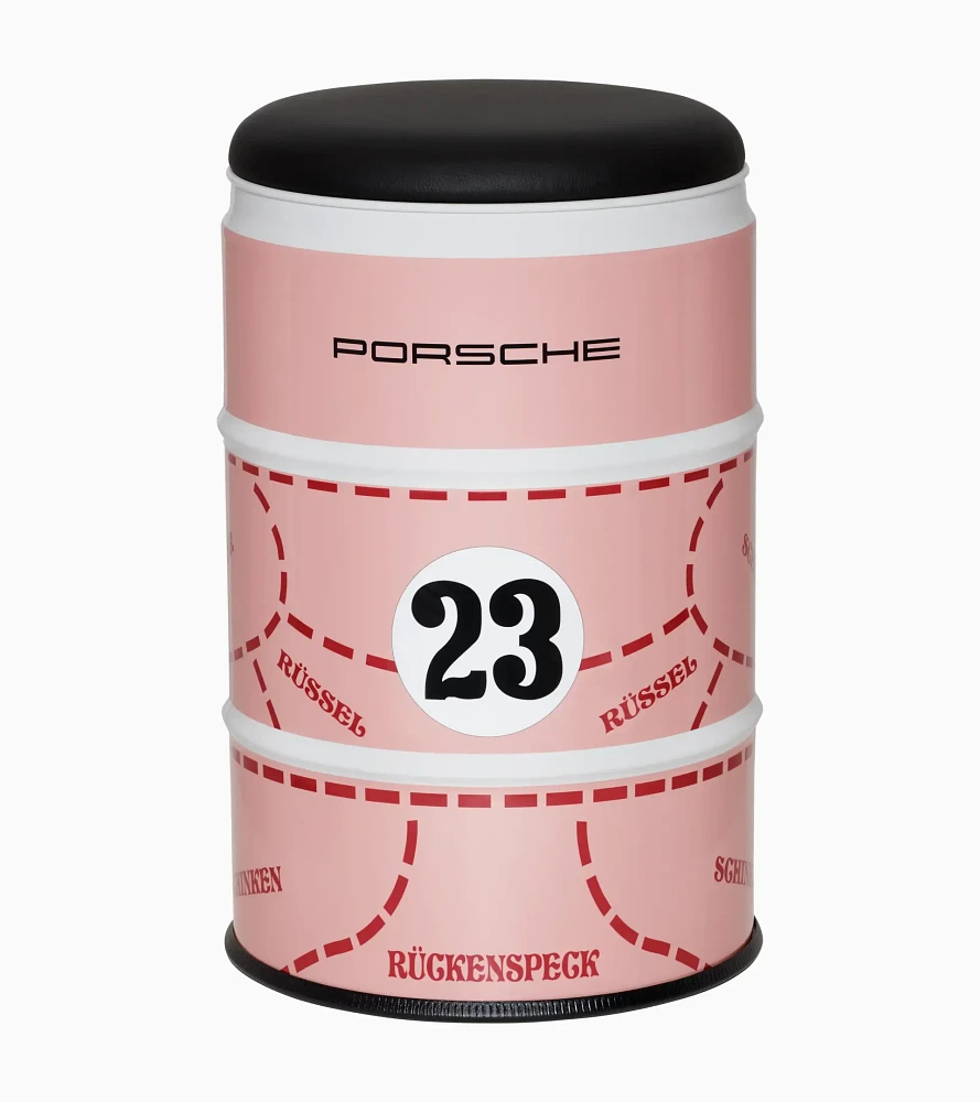 Oil drum seat – 917 Pink Pig