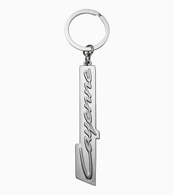 Key ring with Cayenne lettering