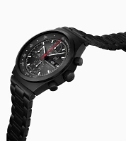 Set Chronograph 1 - All Black Numbered Edition with Textile/Leather strap Ennstal-Classic 2024