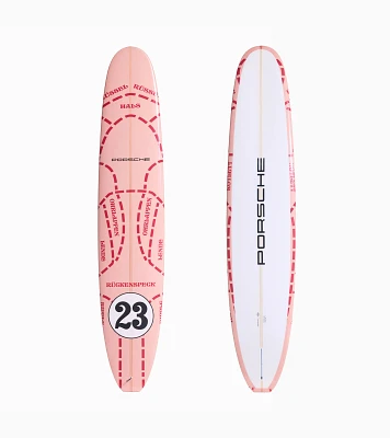 Custom-made Porsche x Almond The Surf Thumb Surfboard (9' 11")