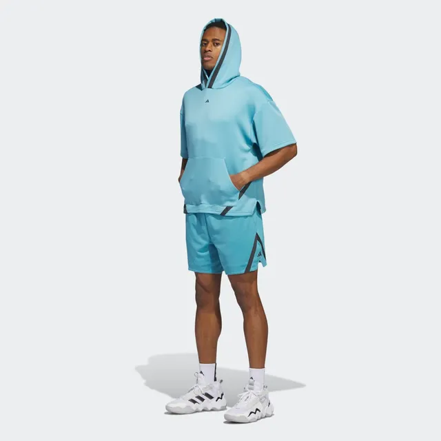 adidas Basketball Select Short Sleeve Hoodie
