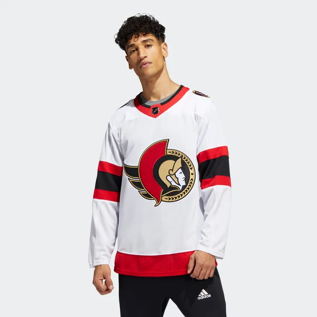 adidas Senators Authentic Reverse Retro Wordmark Jersey - Black, Men's  Hockey