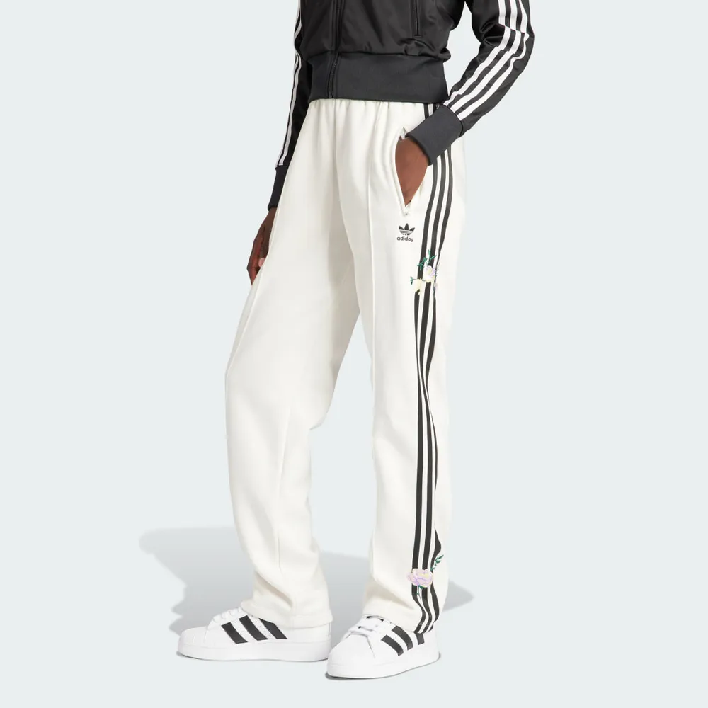 IJ7086 | Adidas Γυναικείο παντελόνι φόρμας Flower Pants