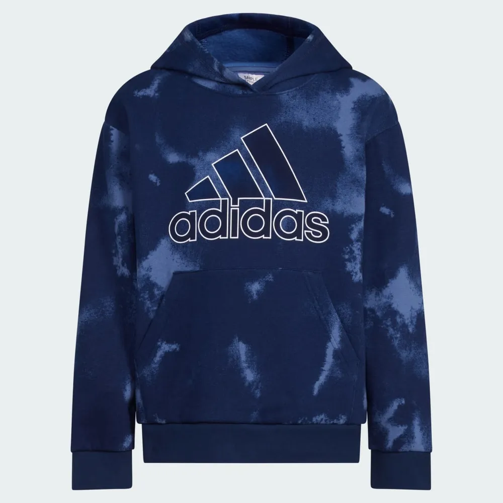 adidas Allover Print Fluidity Pullover Hoodie - Green | Kids' Training |  adidas US