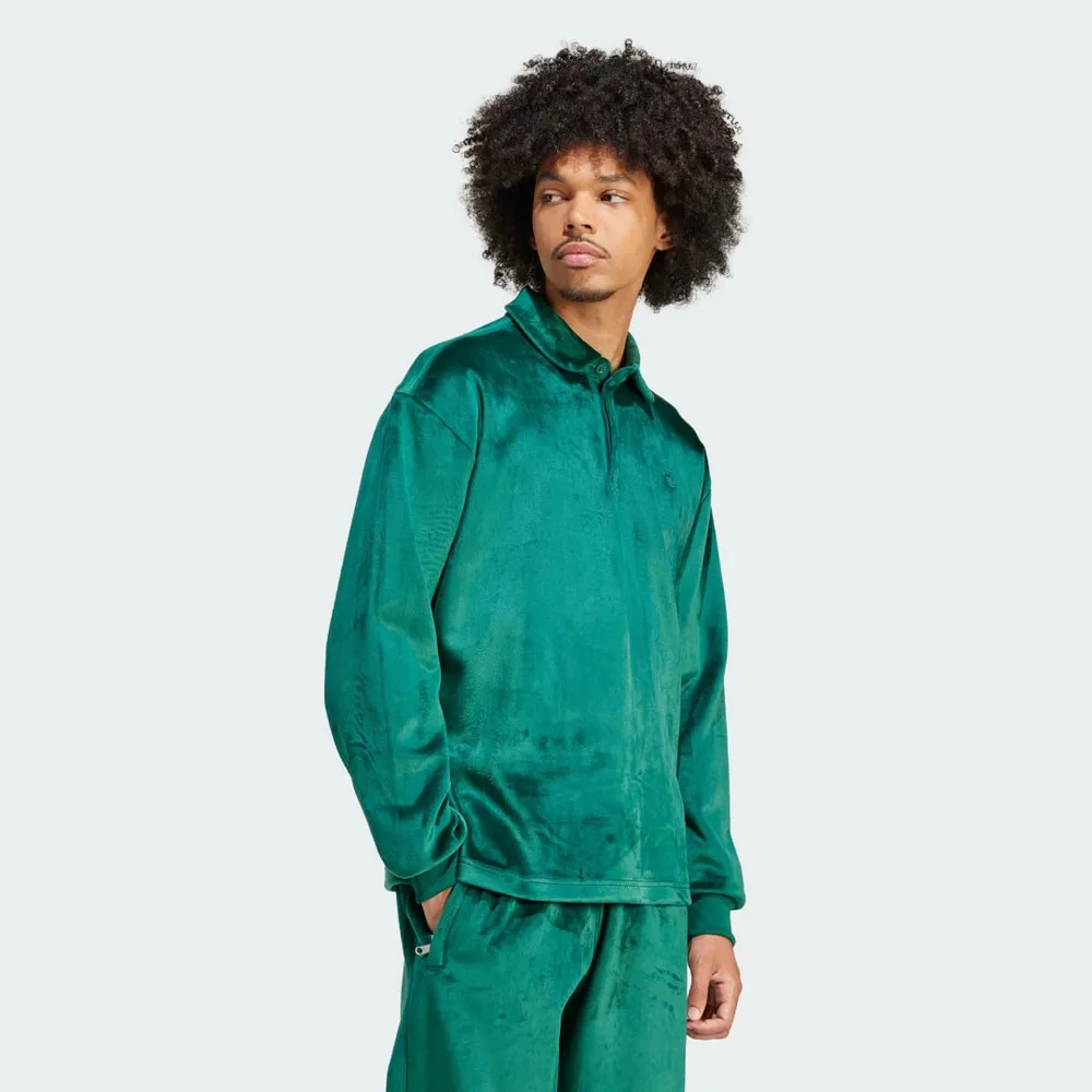 adidas essentials long sleeve polo