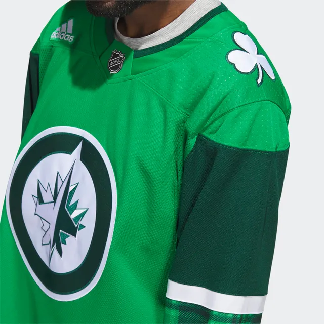 adidas Winnipeg Jets St Pats Jersey - Green