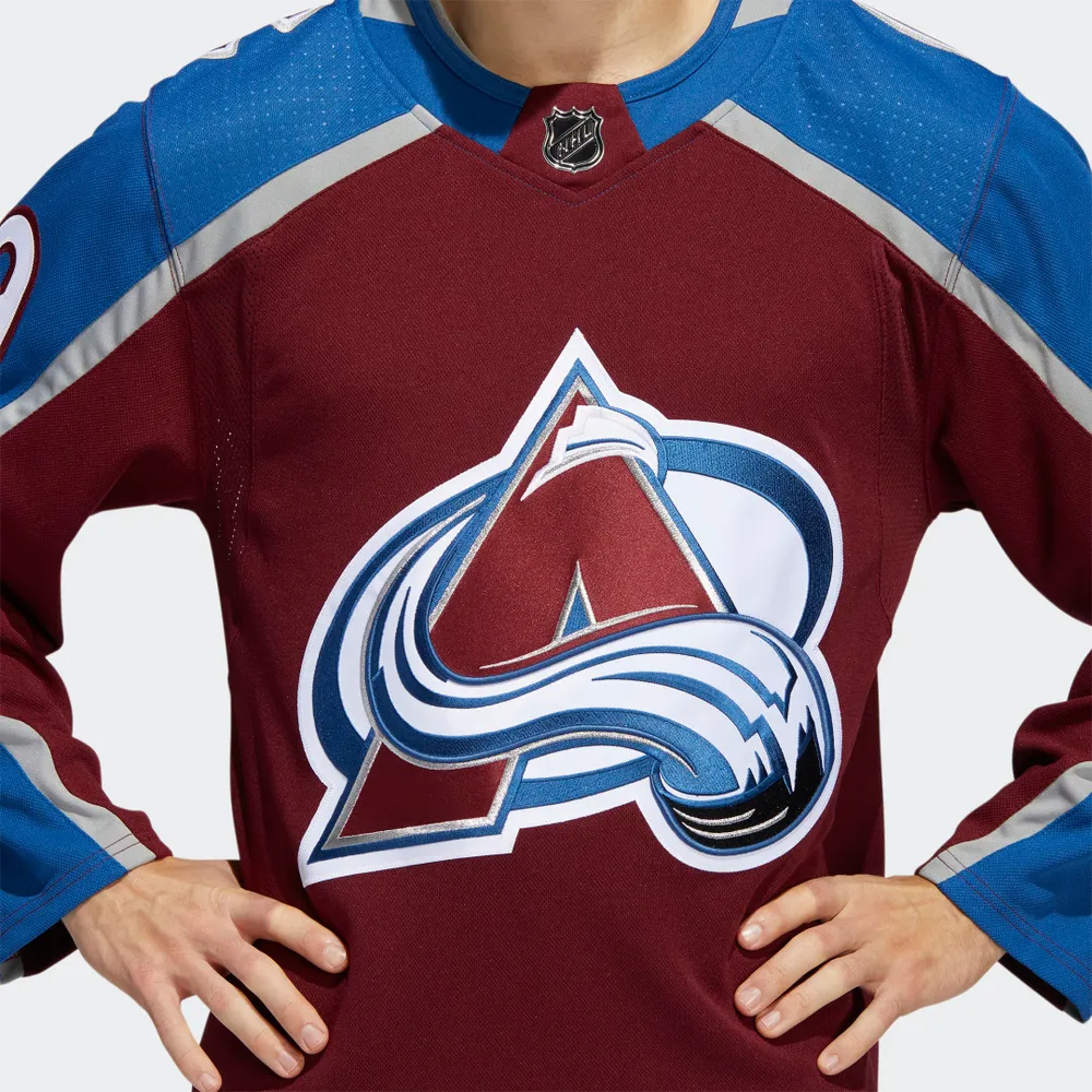 adidas Avalanche MacKinnon Home Authentic Jersey - Red