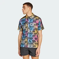 Playera de Malla Allover Print Resort