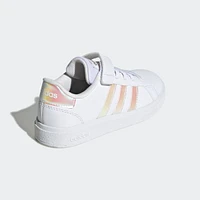 Tenis adidas Grand Court Lifestyle Cordones Elásticos y Tira Ajustable