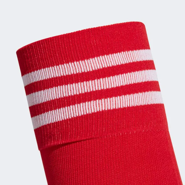 Pack de 2 pares de calcetines rojos con estampado de trifolio de adidas  Originals